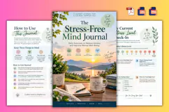 The Stress-Free Mind Journal Product Image 3