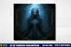 Halloween Tumbler Sublimation Wraps, Tumbler Halloween Product Image 3