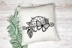 Butterfly SVG Arrow | Boho SVG Arrow | Floral Tribal SVG Product Image 7