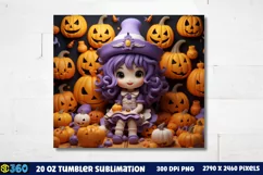 Halloween Tumbler Sublimation Wraps, Tumbler Halloween Product Image 3