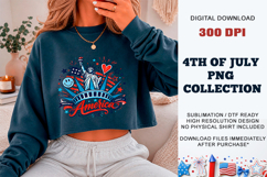 America Liberty Crown PNG | Sublimation DTF Product Image 3