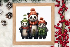 Christmas Family Animals Clipart, Christmas Family Product Image 3