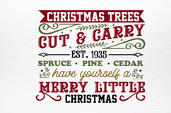 Farmhouse Christmas Sign SVG Product Image 3
