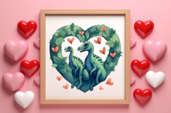 Valentines Day Animal Couple Sublimation, Christmas Clipart Product Image 3