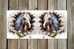 Horse &amp; wall | Mug Sublimation design bundle, PNG Product Image 3