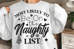 Most likely to be on the naughty list SVG Product Image 3
