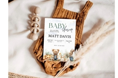 Baby Shower Invitation Template 296 Product Image 3
