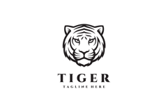 Tiger Head Logo Design Vector Illustration Product Image 3
