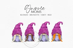 Pastel Family Gnomes | Watercolor Clipart Png Product Image 3