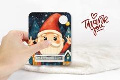 Christmas Gnome Money Card, Christmas Gnome Gift Card PNG Product Image 3