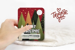 Christmas Tree Money Card Template, Christmas Tree Gift Card Product Image 3