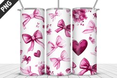 Lovely Hearts Tumbler Design | Valentine&#039;s Day Tumbler Wrap Product Image 4