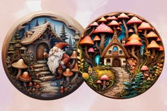 3D Gnome Christmas Ornaments Bundle, Gnome Christmas Ornamen Product Image 3