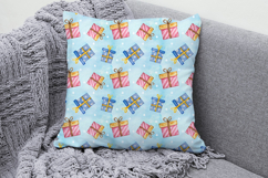 Christmas Gift Seamless Pattern, Digital Paper Product Image 3