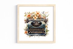 Vintage Floral Writing Clipart Product Image 3