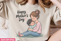 Floral Mama Mom Sublimation PNG Product Image 3