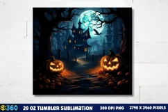 Halloween Tumbler Sublimation Wraps, Tumbler Halloween Product Image 3