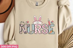 Nurse PNG, Retro Nurse Easter Sublimation PNG Product Image 3