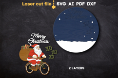 Christmas Santa SVG laser cut files for Glowforge Product Image 3