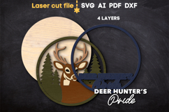 Deer Hunting SVG laser cut files for Glowforge Product Image 3
