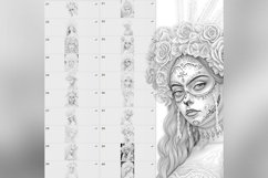 40 Procreate Day of the Dead Stamp Brushes Product Image 5