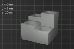 Pen Holder Stl, 3D printed desk organizer Product Image 3