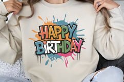 Happy Birthday Sublimation PNG Product Image 3