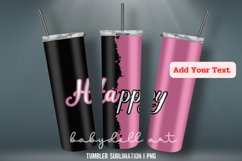 Add Text Tumbler Wrap Sublimation Design PNG Product Image 3