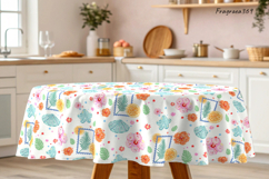 Summer Seamless Pattern, Coastal Tropical Beach Backgrounds Product Image 3