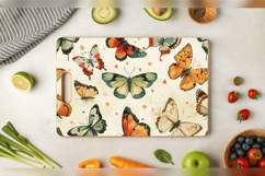 Whimsical Butterflies Cutting Boards sublimation Design Product Image 3