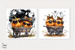 Halloween pumpkins digital paper Product Image 3