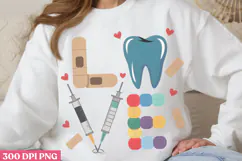 Love PNG, Dental Sublimation PNG Product Image 1