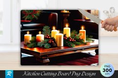 Rustic Christmas Coffee Table Cutting Board PNG Design Product Image 1