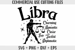 Libra SVG, Zodiac Signs SVG, Horoscope SVG, Cut files Product Image 1
