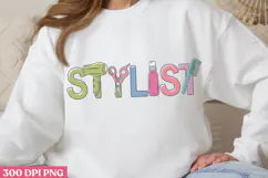 Stylist PNG, Hair Stylist Sublimation P Product Image 3