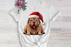 Cute Christmas Dog Sublimation Clipart, Cute Christmas Dog Product Image 3