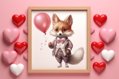 Valentines Day Animals Clipart, Valentines Couple Product Image 3