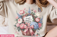 Happy Mothers Day Floral PNG Product Image 3