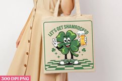 LET&#039;S GET SHAMROCKED PNG, ST PATRICKS DAY D Product Image 3