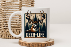 Deer Life PNG, Majestic Buck Hunting Sublimation Design Product Image 3