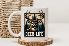 Deer Life PNG, Majestic Buck Hunting Sublimation Design Product Image 3