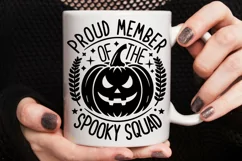 Proud Member Of The Spooky Squad Svg, Funny Halloween Svg. Product Image 4