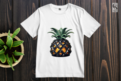 Gothic Pineapple Character Clipart Sublimation PNG Product Image 3