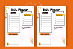 Cute &amp; Aesthetic Daily Planner Printable | Pink Grid Product Image 3