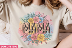 Floral Mama Mom Sublimation PNG Product Image 3