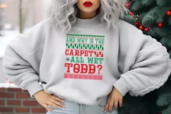 Why is the carpet all wet todo SVG, Christmas SVG Product Image 3