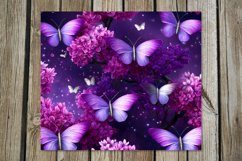 Lilac bush | 4 Skinny tumbler Sublimation designs Product Image 3