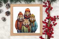 Christmas Family Animals Clipart, Christmas Clipart Product Image 3