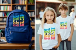 First day of school, Back to School SVG, laser cut files Product Image 2