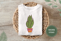 Hand Drawn Fall Illustration, Cartoon Home Plant PNG Product Image 3